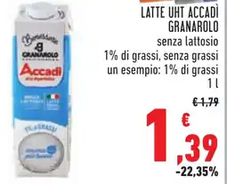 Conad Latte uht accadì GRANAROLO offerta