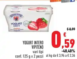 Conad Yogurt intero VIPITENO offerta