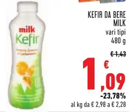 Conad Kefir da bere MILK vari tipi offerta