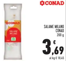 Conad Salame milano CONAD offerta