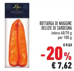 Conad Bottarga di muggine DELIZIE DI SARDEGNA offerta