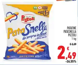 Conad Patatine patasnella PIZZOLI offerta
