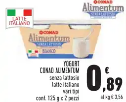 Conad Yogurt CONAD ALIMENTUM offerta