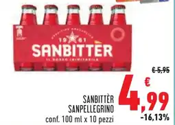 Conad Sanbittèr SANPELLEGRINO offerta
