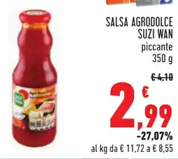 Conad Salsa agrodolce SUZI WAN piccante offerta