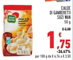 Conad Cialde di gamberetti SUZI WAN offerta
