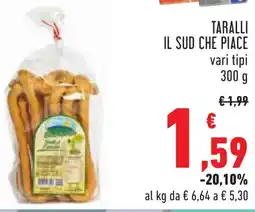 Conad Taralli IL SUD CHE PIACE vari tipi offerta