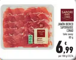 Conad Jamón iberico SAPORI&IDEE CONAD offerta