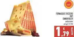 Conad Formaggio svizzero dop EMMENTALER offerta