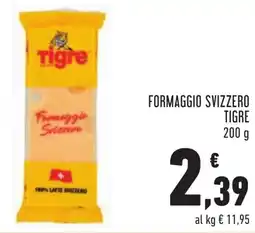 Conad Formaggio svizzero TIGRE offerta