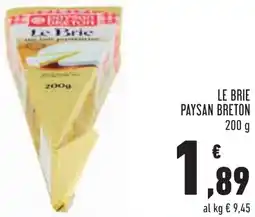 Conad Le brie PAYSAN BRETON offerta