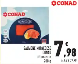 Conad Salmone norvegese CONAD affumicato offerta