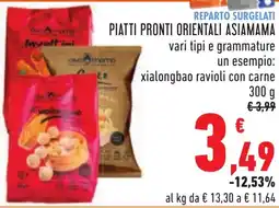 Conad Piatti pronti orientali ASIAMAMA offerta