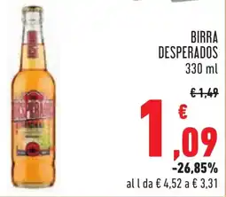 Conad Birra DESPERADOS offerta
