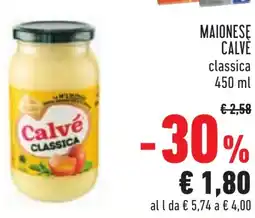 Conad Maionese CALVE offerta