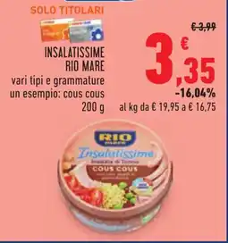 Conad Insalatissime RIO MARE offerta