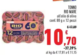 Conad Tonno RIO MARE offerta