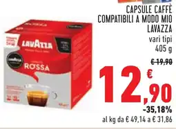 Conad Capsule caffè compatibili a modo mio LAVAZZA offerta