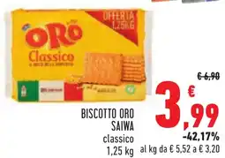 Conad Biscotto ORO SAIWA classico offerta