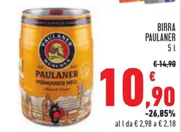 Conad Birra PAULANER offerta