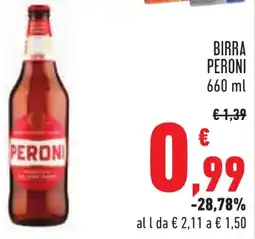 Conad Birra PERONI offerta