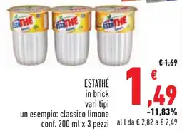 Conad ESTATHÉ in brick vari tipi offerta