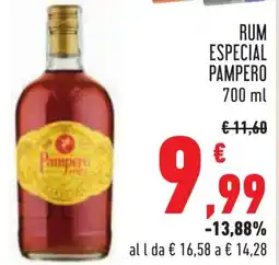 Conad Rum especial PAMPERO offerta