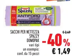Conad Sacchi per nettezza spazzy DOMOPAK offerta