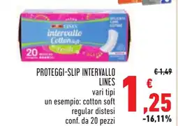 Conad Proteggi-slip intervallo LINES vari tipi offerta