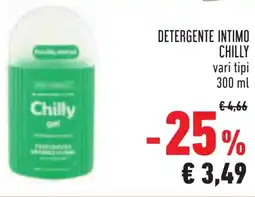 Conad Detergente intimo CHILLY vari tipi offerta
