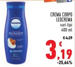 Conad Crema corpo LEOCREMA offerta