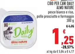 Conad Cibo per cani daily ALMO NATURE offerta