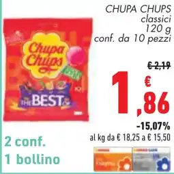 Conad Chupa chups classici offerta