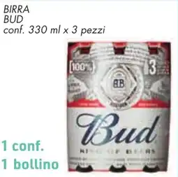 Conad Birra BUD offerta