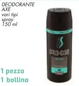 Conad Deodorante AXE vari tipi spray offerta