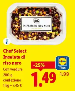 Lidl Chef Select Insalata di riso nero offerta