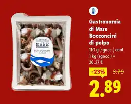 Lidl Gastronomia di Mare Bocconcini di polpo offerta
