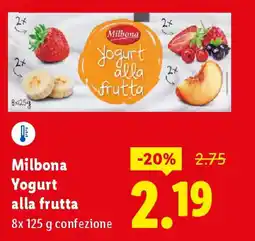 Lidl Milbona Yogurt alla frutta offerta