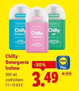Lidl Chilly Detergente intimo offerta