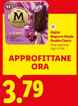 Lidl Algida Magnum Utopia Double Cherry offerta