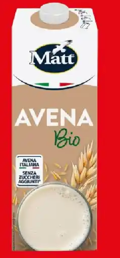 Lidl Matt Bevanda all'avena Bio offerta