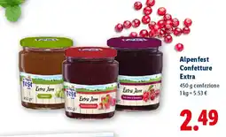 Lidl Alpenfest Confetture Extra offerta