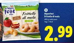 Lidl Alpenfest Frittelle di mela offerta