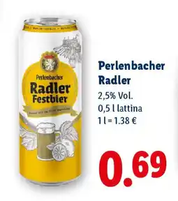 Lidl Perlenbacher Radler offerta