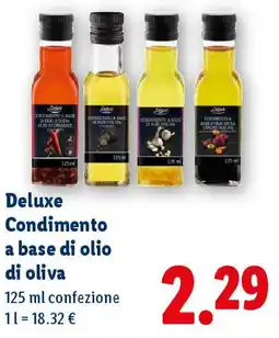 Lidl Deluxe Condimento a base di olio di oliva offerta