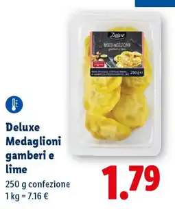 Lidl Deluxe Medaglioni gamberi e lime offerta