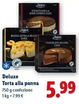 Lidl Deluxe Torta alla panna offerta