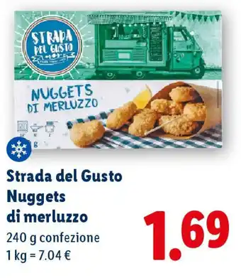 Lidl Strada del Gusto Nuggets di merluzzo offerta