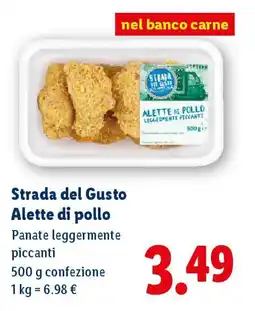 Lidl Strada del Gusto Alette di pollo offerta