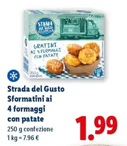 Lidl Strada del Gusto Sformatini ai 4 formaggi con patate offerta